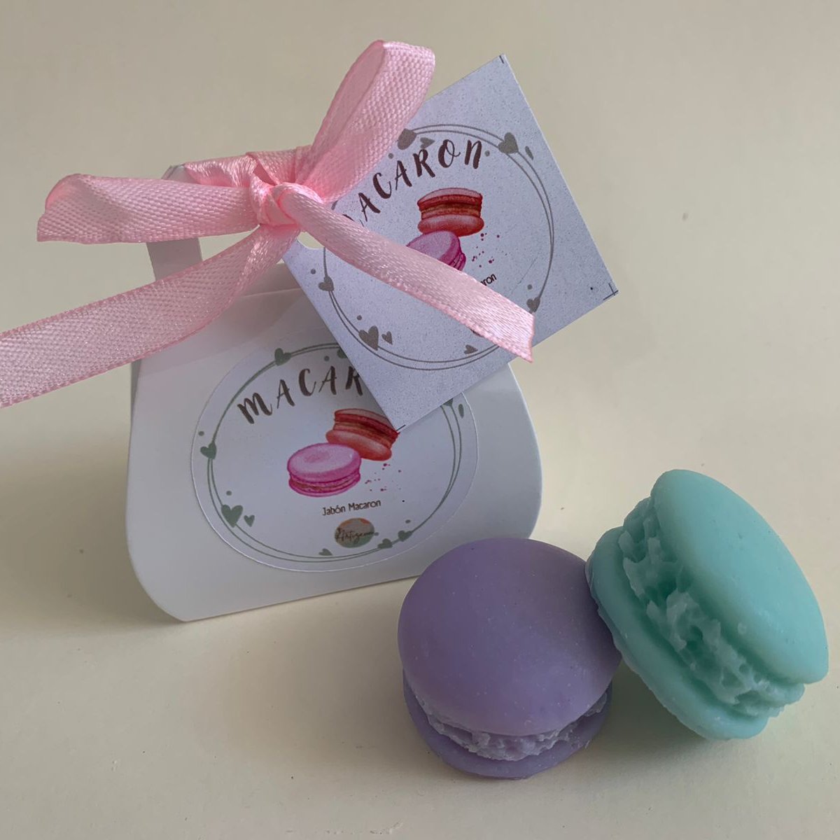 Jabón Mini Macaron - 2 piezas