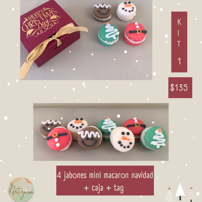 Kit macarrones navideños