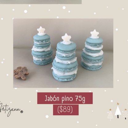 Jabón Pino de Navidad de Macarones