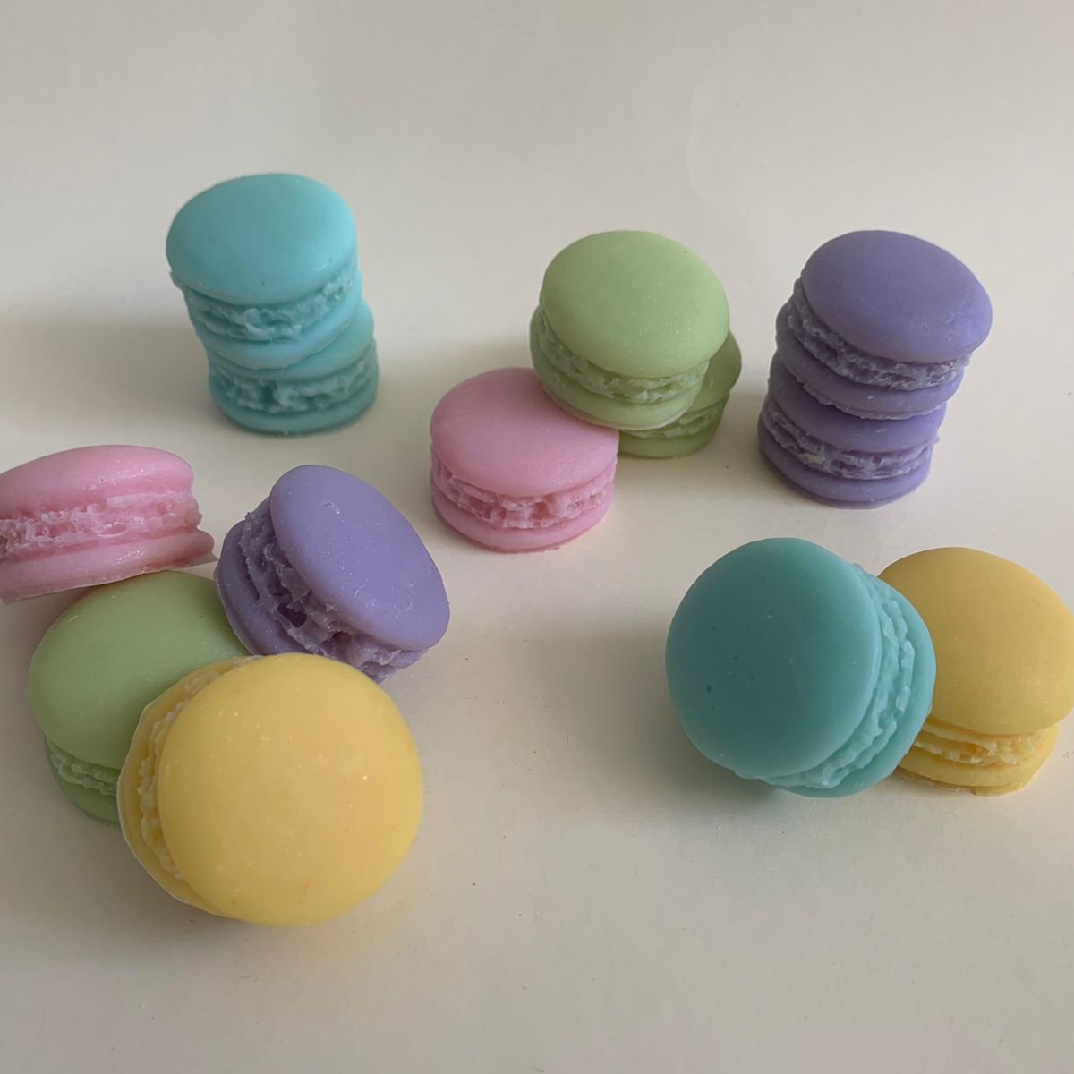Jabón Mini Macaron - 4 piezas
